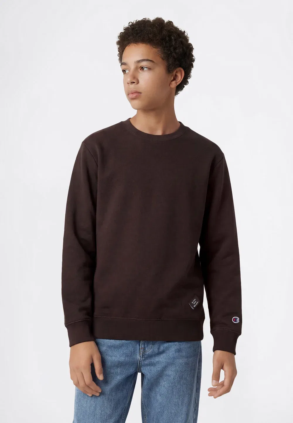 Эксклюзивная толстовка унисекс с круглым вырезом Champion, Dark Brown