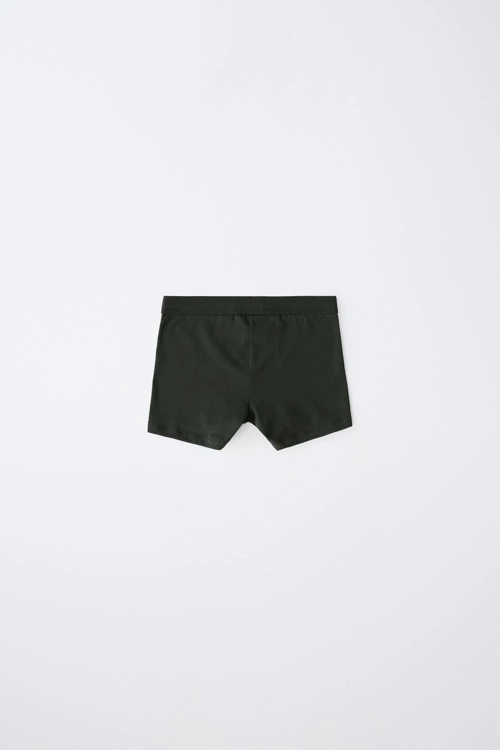 6-14 лет / Набор из пяти однотонных и полосатых боксеров ZARA, Green — фото 4