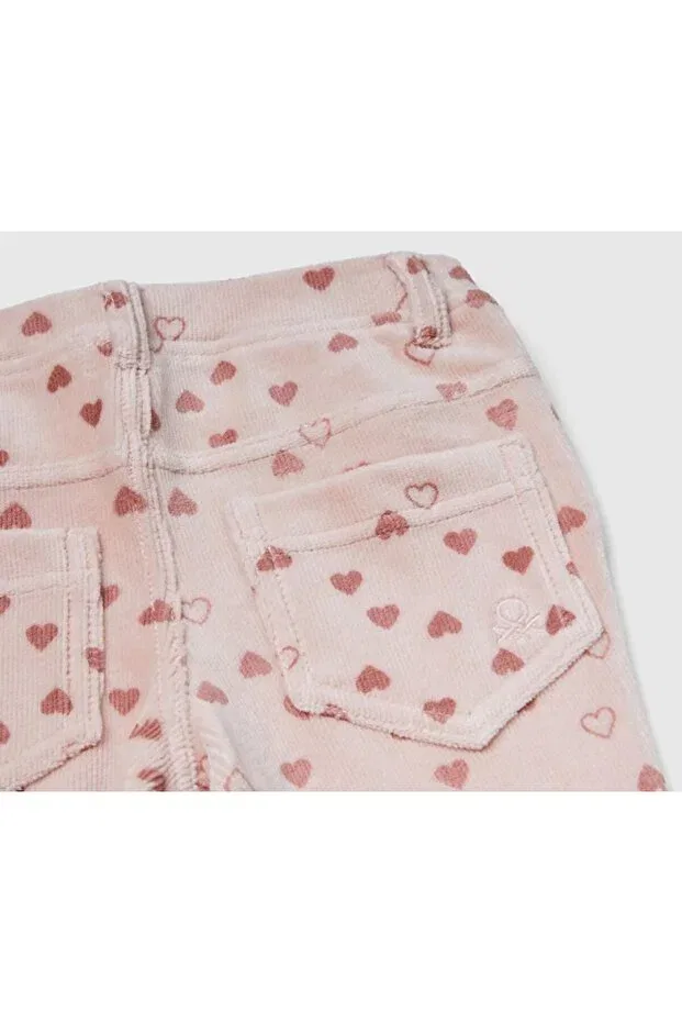 Детские леггинсы для девочек с принтом United Colors Of Benetton, Light Pink — фото 3