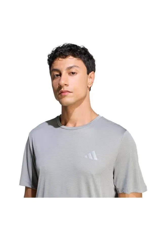 Футболка спортивная с коротким рукавом Adi365 Running Essentials Adidas, серая — фото 3