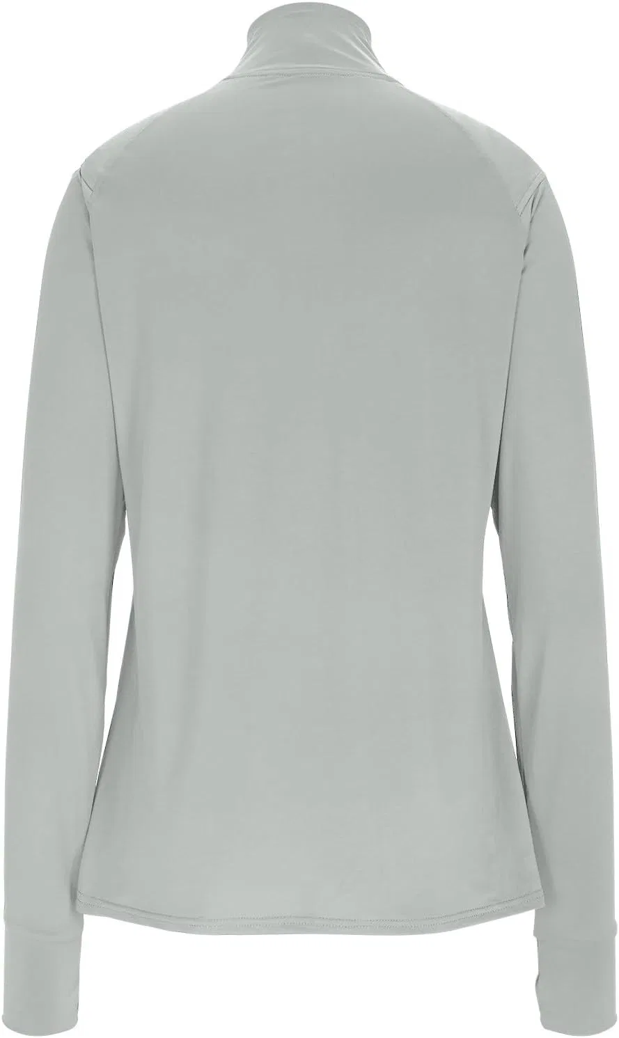 Женская рашгард с длинным рукавом и капюшоном UPF 50+ 1/4 Zip, Gray — фото 4