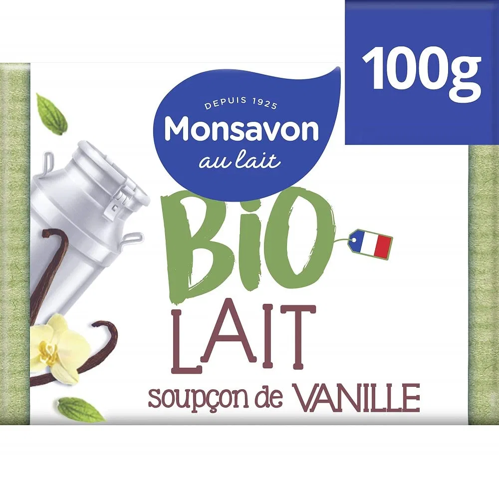 Мыло туалетное с ванилью Monsavon Organic, 100 г — фото 2