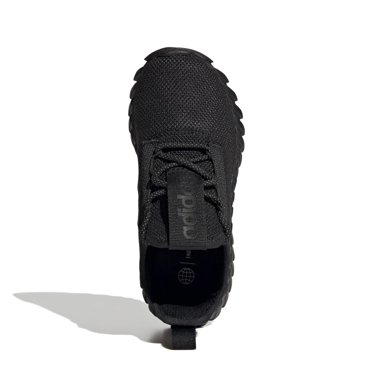 Детские кроссовки с шнуровкой Adidas Kaptir 3.0 K Shoes, Core Black Ftww White Core Black — фото 2