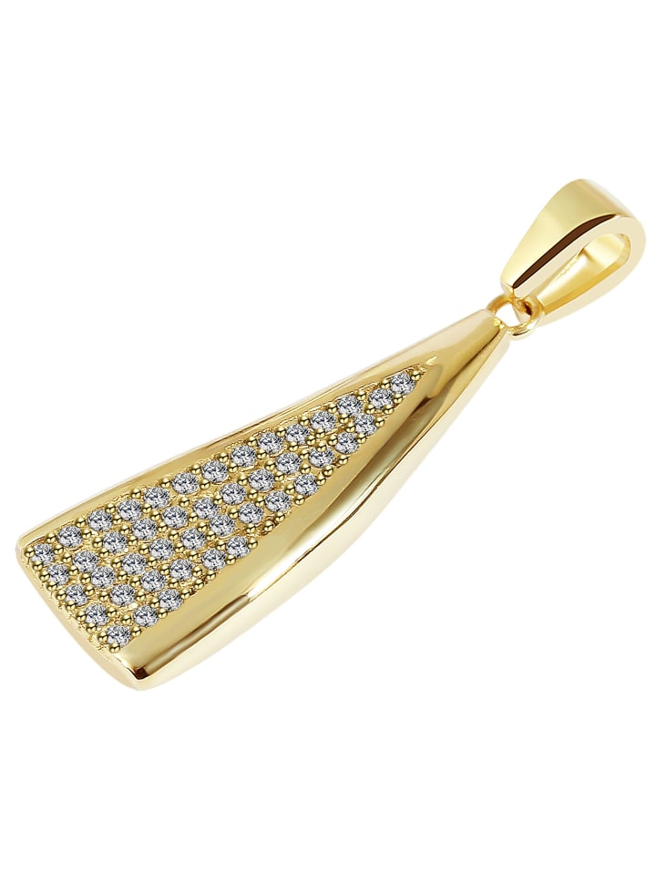 

Adeliás Женский кулон из золота 333 пробы с кубическим цирконием в золоте