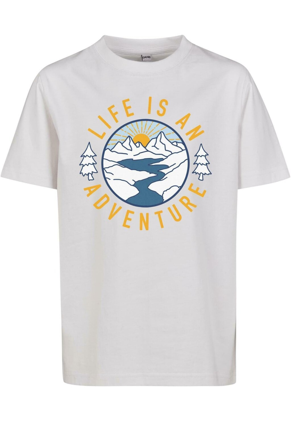 

Футболка с принтом Life Is An Adventure Mister Tee, белый