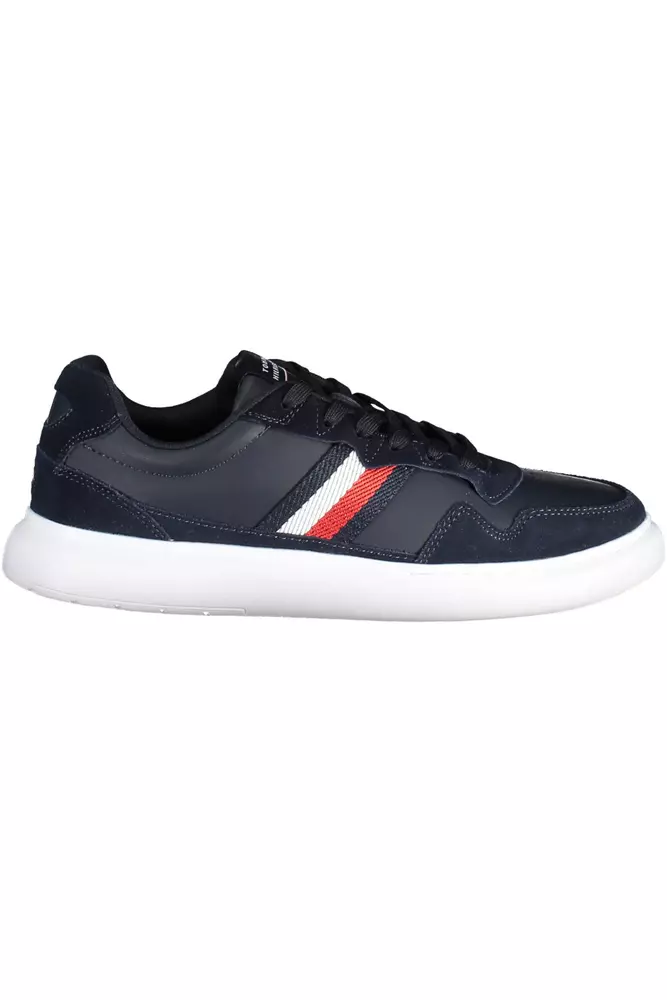 

Синие кожаные мужские кроссовки Tommy Hilfiger