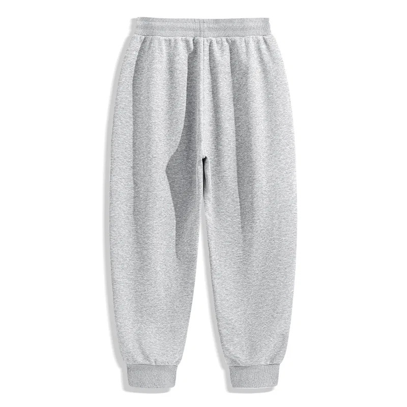 Детские спортивные штаны с манжетами Simple Smile Drawing Pants Logo MINISO, Gray Green — фото 4
