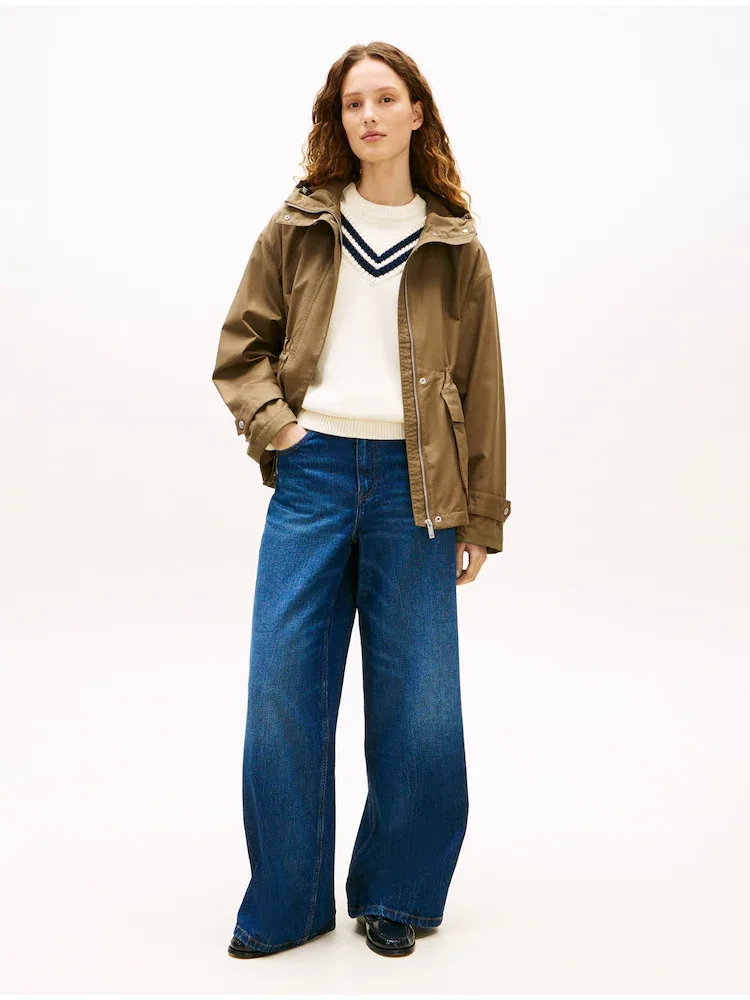 Куртка Utility Short Parka TOMMY HILFIGER, Khaki — фото 2