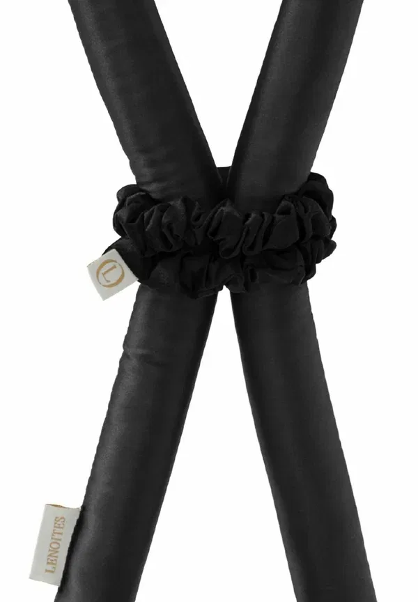 Набор для создания локонов без нагрева, 100% шелк, Mulberrysilk small - rollers & heatless curlers Lenoites, Black — фото 2