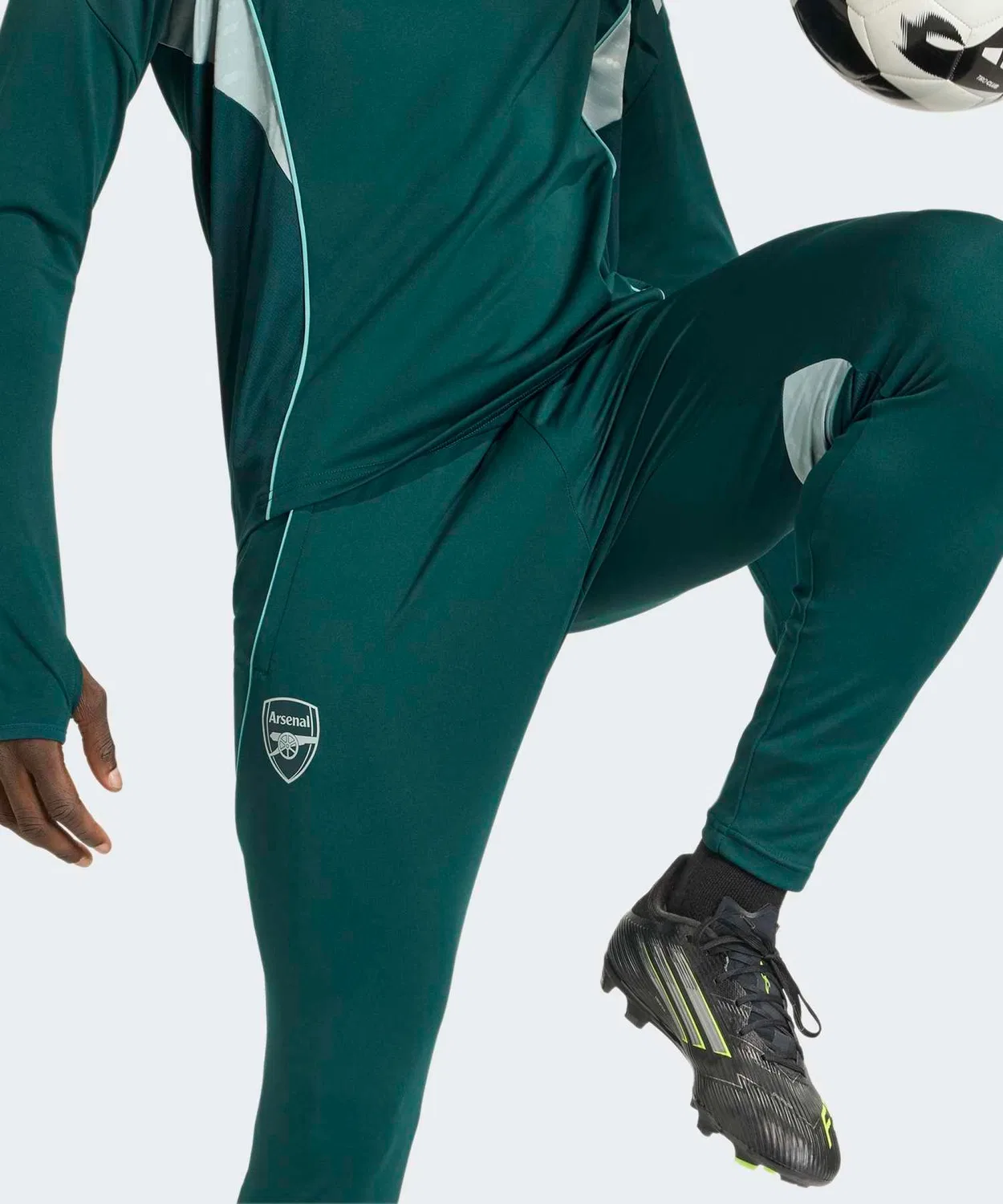 Мужские тренировочные брюки с принтом Arsenal Tiro 25 Competition Adidas, Green — фото 3