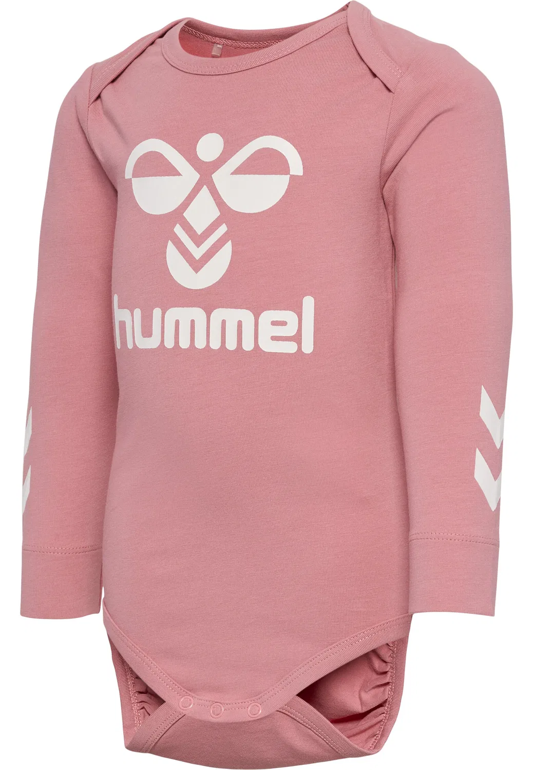 Детский боди-комбинезон с длинным рукавом Hmlmarie Hummel, Rosa — фото 4