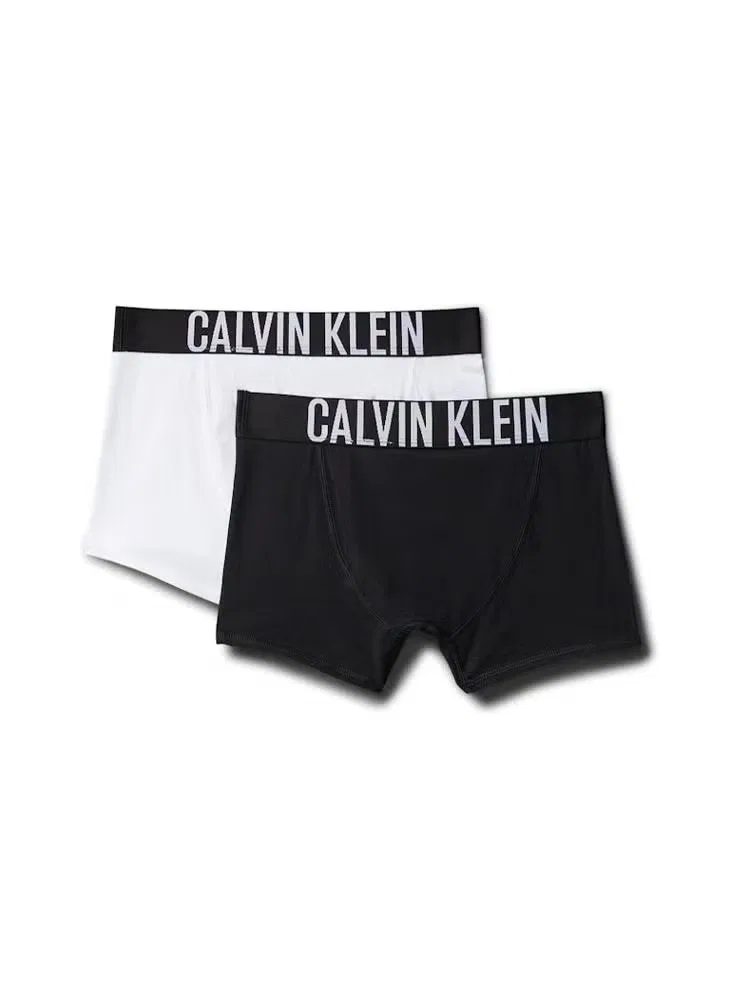 Трусы-боксеры хлопковые комплект из 2 штук Intense Power Calvin Klein Jeans, черный — фото 2