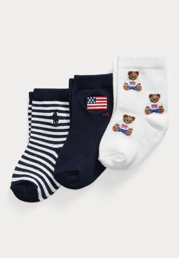 Носки комплект 3 пары Polo Ralph Lauren, белый