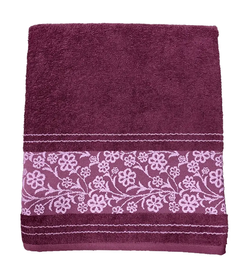 

Полотенце Re Sole Elettra Bath 95x145, бордовый