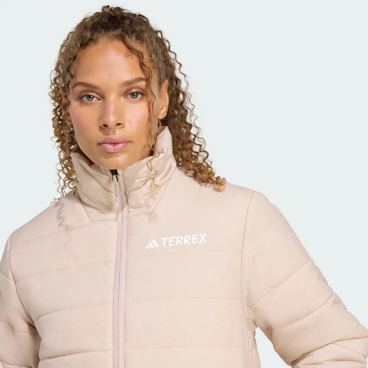 Мужская утепленная куртка Terrex Multi Essentials Adidas, Taupebeige — фото 4