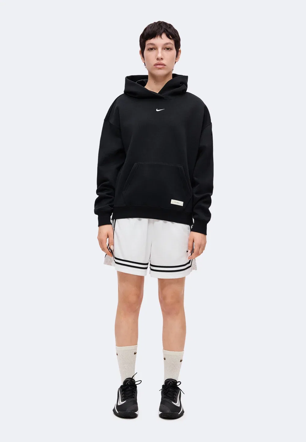 Худи с баскетбольной тематикой - худи Nike Performance, Black/White — фото 2