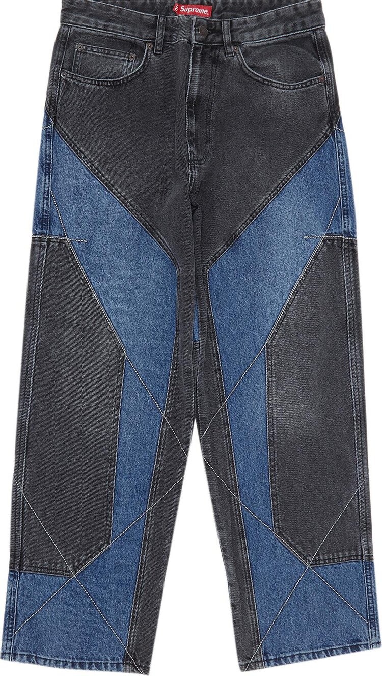 

Джинсы Supreme 2-Tone Paneled Jean 'Black', черный
