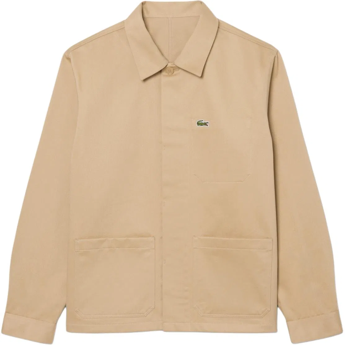 Мужской куртка с воротником LACOSTE, Milk Coffee