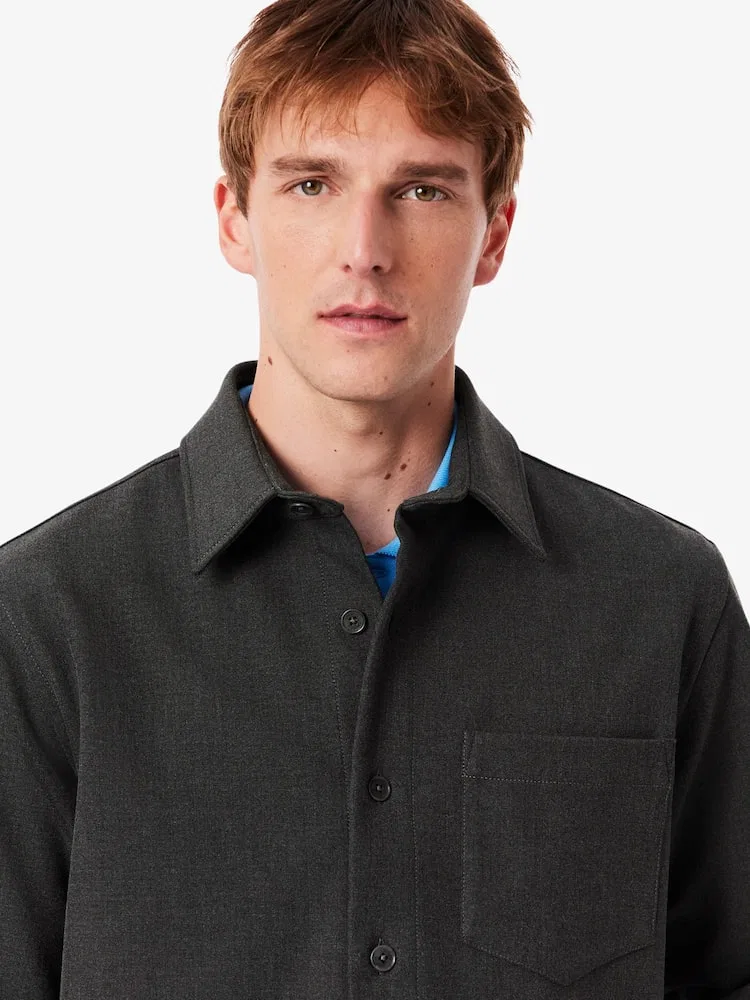 Оверсайз рубашка Double Face LACOSTE — фото 2
