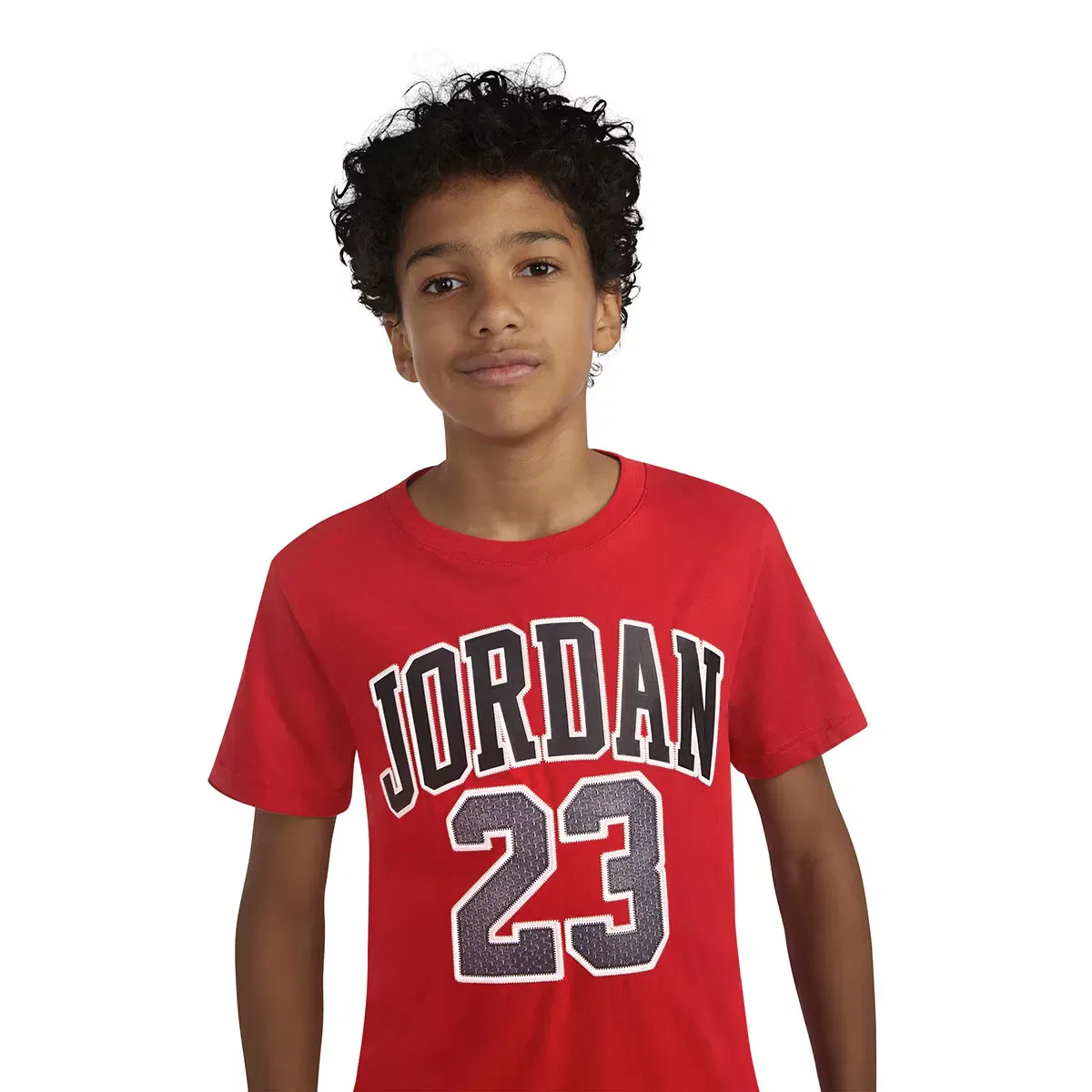 Детская футболка для мальчиков хлопковая Practice Flight Jordan, Красный — фото 3