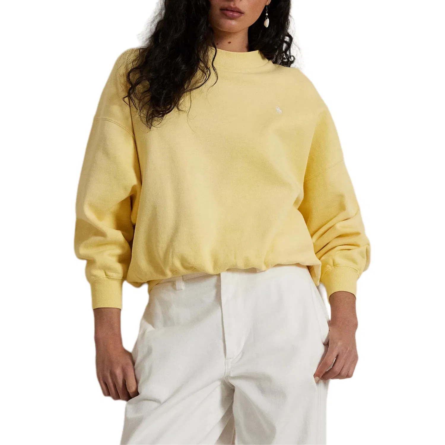 Женский свитер с длинным рукавом Yellow Polo Ralph Lauren, Желтый — фото 4