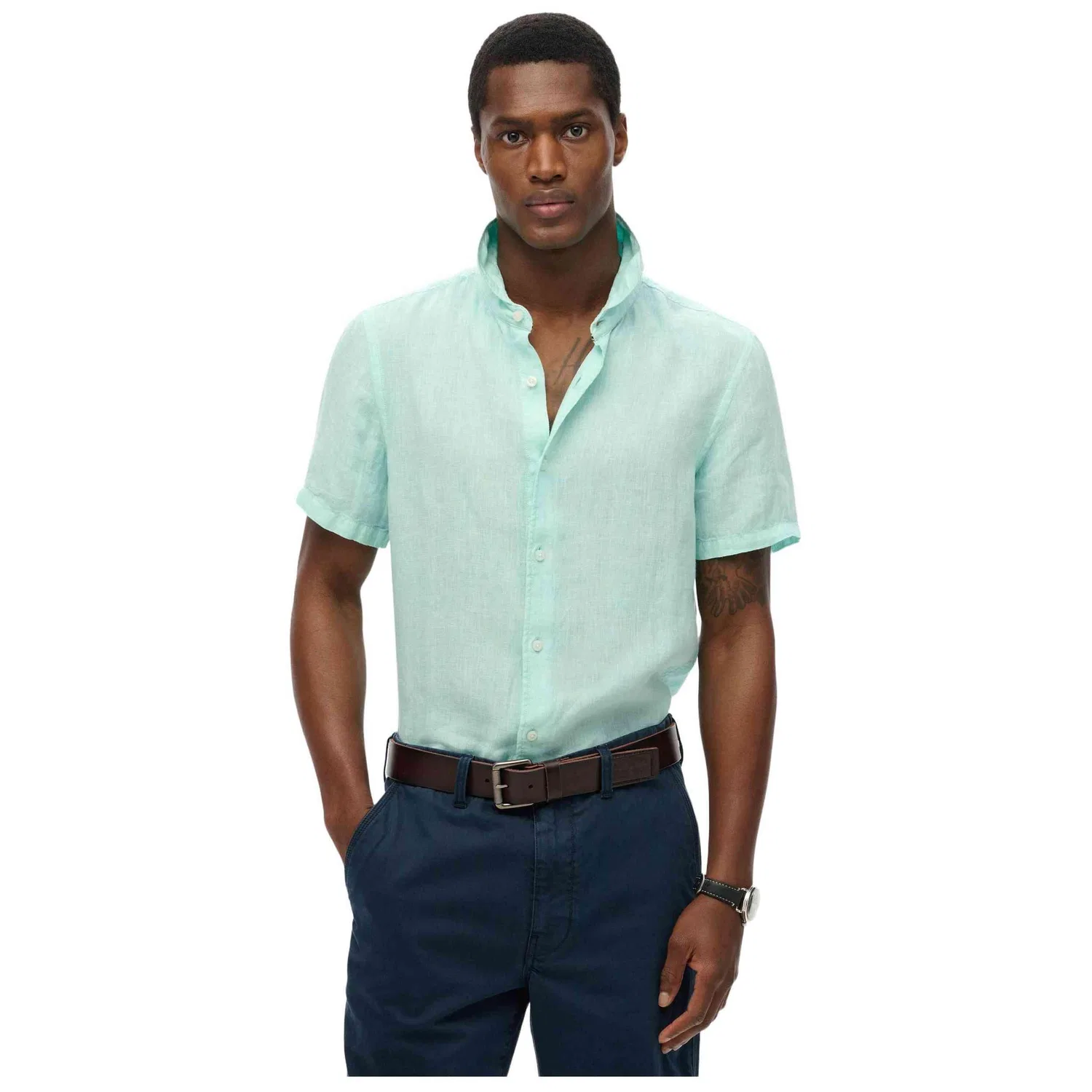 Мужская рубашка Superdry M4010937A_F5T, Grun