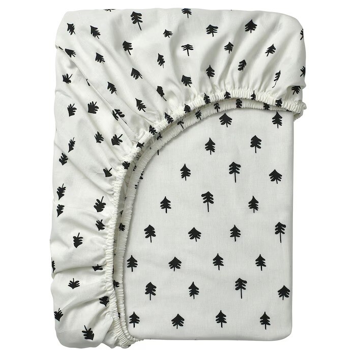

Простынь Ikea Grönfink Shape-stitched, белый, 60x120 см