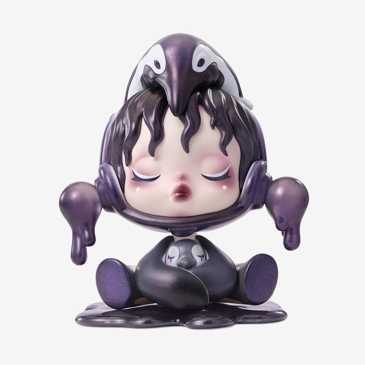 

Фигурка Pop Mart Skullpanda The Mare of Animals Series, The Penguin