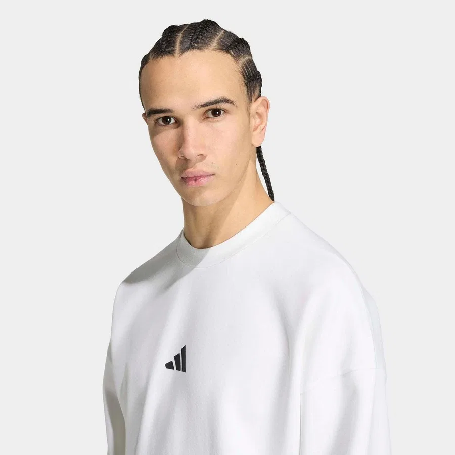 Мужской свитшот adidas Z.N.E., Белый — фото 4