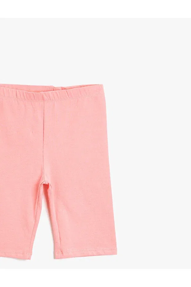 Детские леггинсы для девочек хлопковые Koton, Pink Bt4 — фото 3