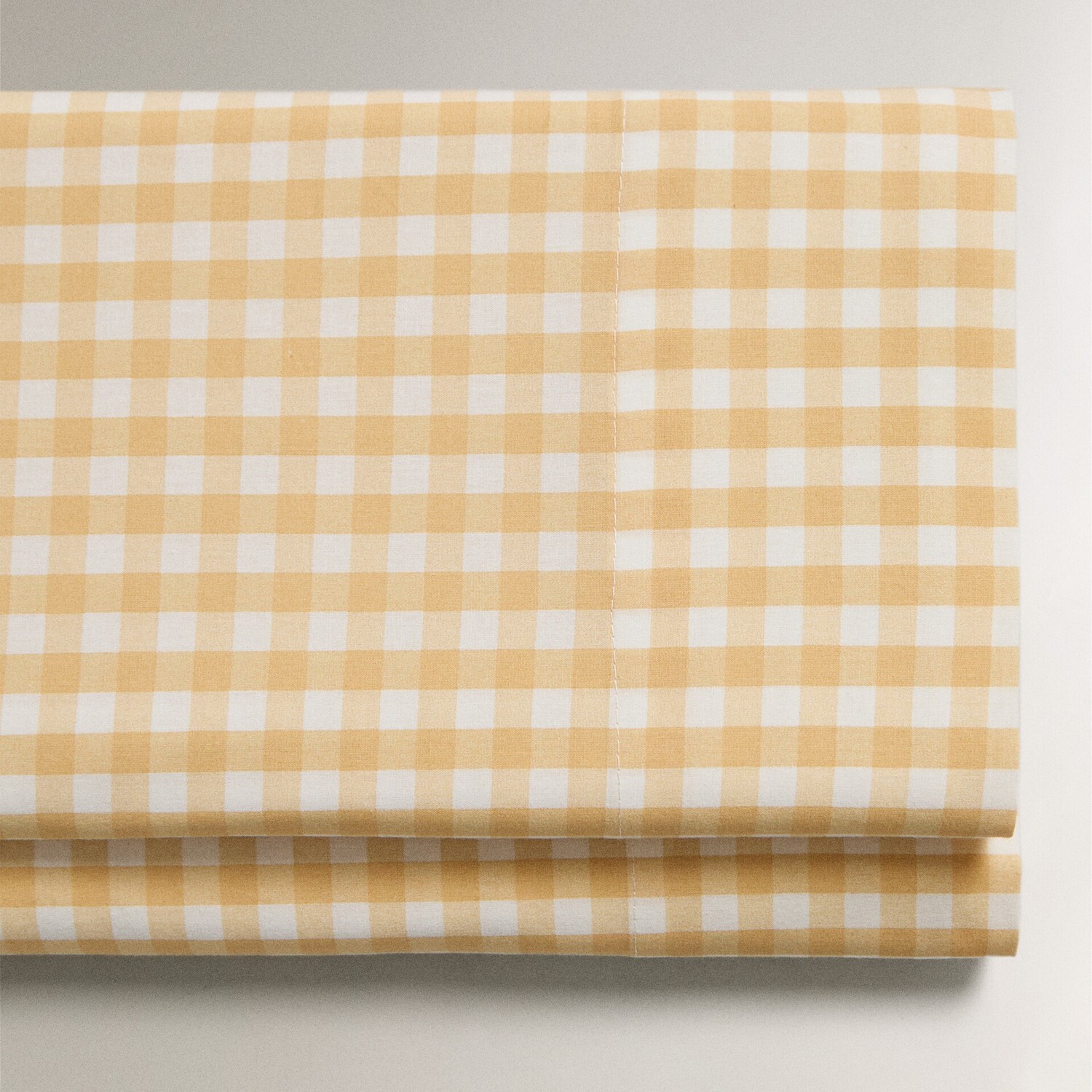 

Простыня Zara Home Check, желтый