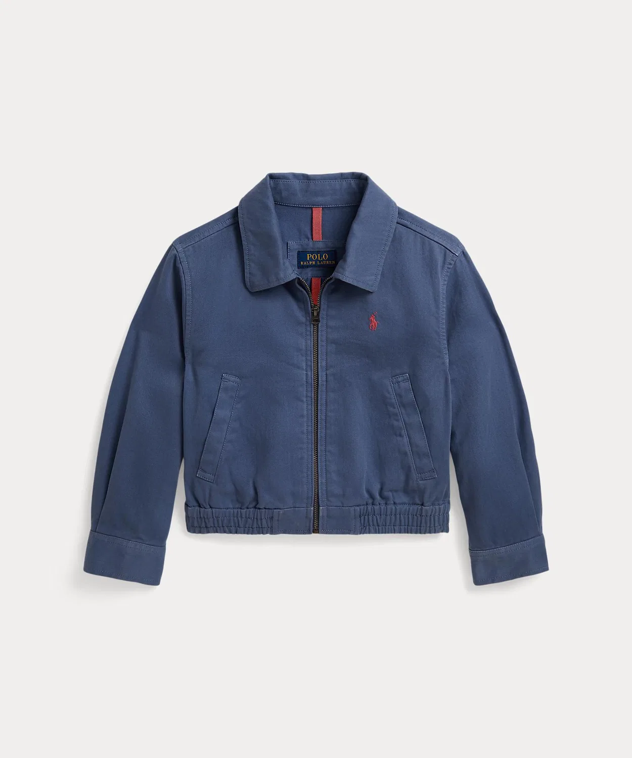 Детская куртка-блузон с принтом, модель Garment Dyed Cotton Jacket POLO RALPH LAUREN CHILDRENSWEAR, Navy