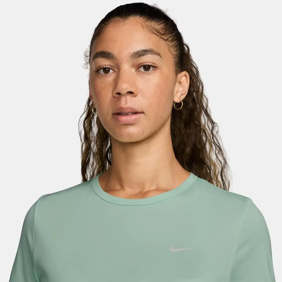 Женская футболка с коротким рукавом Tempo DF Nike, Verde — фото 3