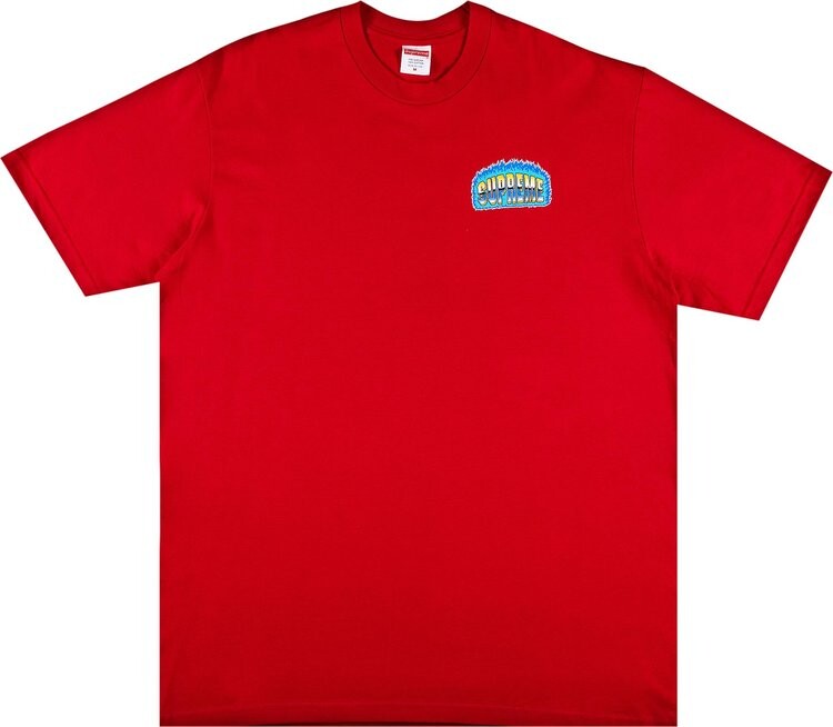 

Футболка Supreme Chrome Tee 'Red', красный