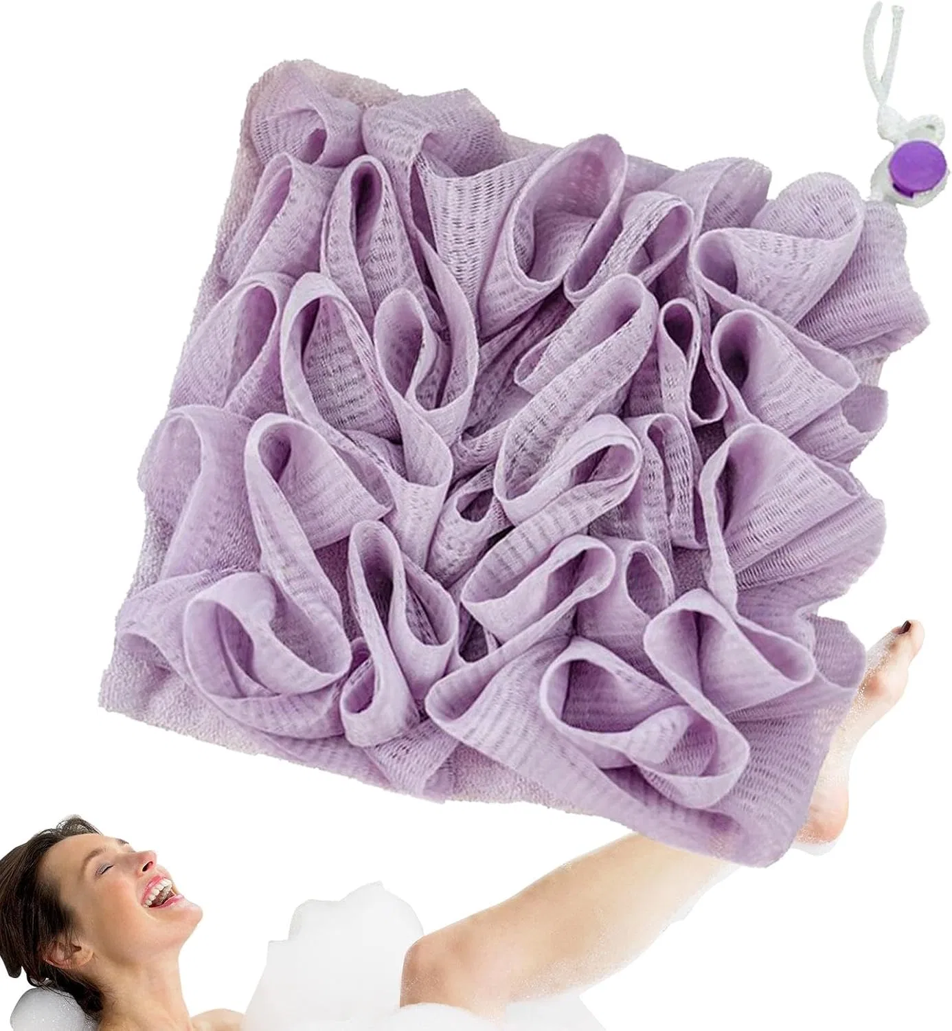 Мочалка для душа Luffa Soft, Generisch, Фиолетовая