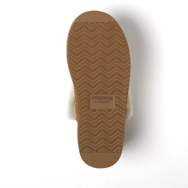 Байсуотер пуф женские угги на платформе Dearfoams, цвет chestnut — фото 4