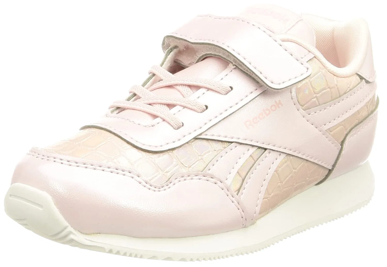 Детские кроссовки для девочек с закрытым носком Royal Cl Jog 3.0 1v Reebok, Porcelain Pink Porcelain Pink Glow