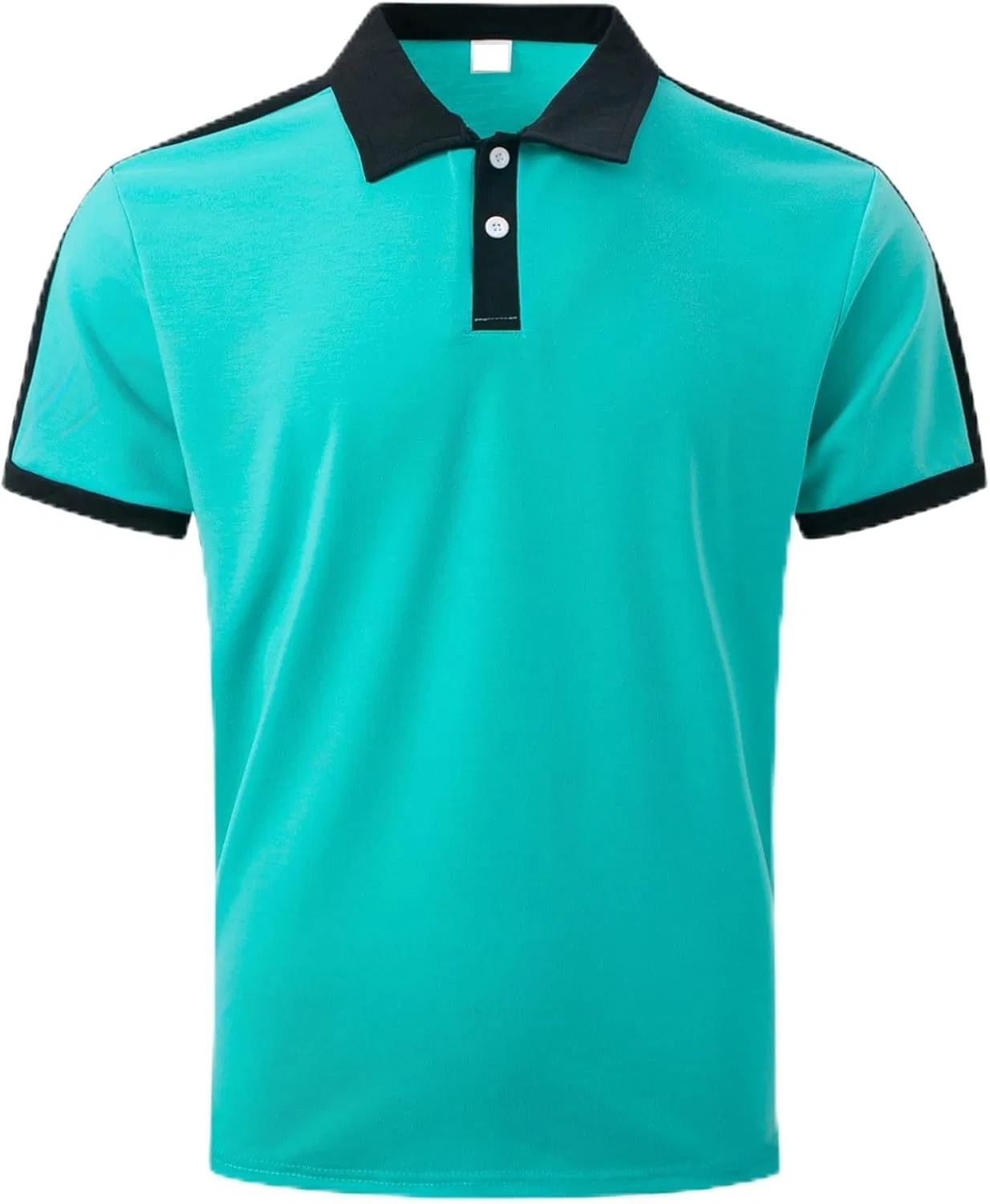 Мужская футболка-поло с V-образным вырезом Golf Henley, Green