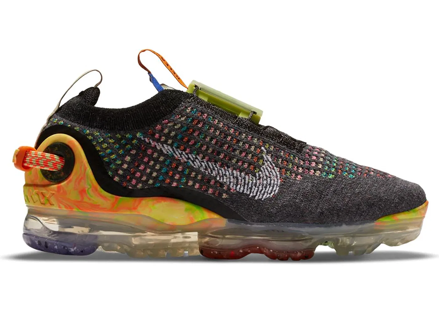 Детские кроссовки Nike Air VaporMax 2020 Flyknit Nike, Iron Grey/White-Multi-Color