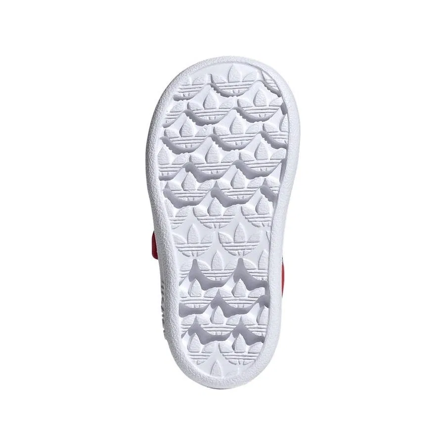 Кроссовки детские с принтом Lightning McQueen adidas Superstar 360, Красный — фото 4