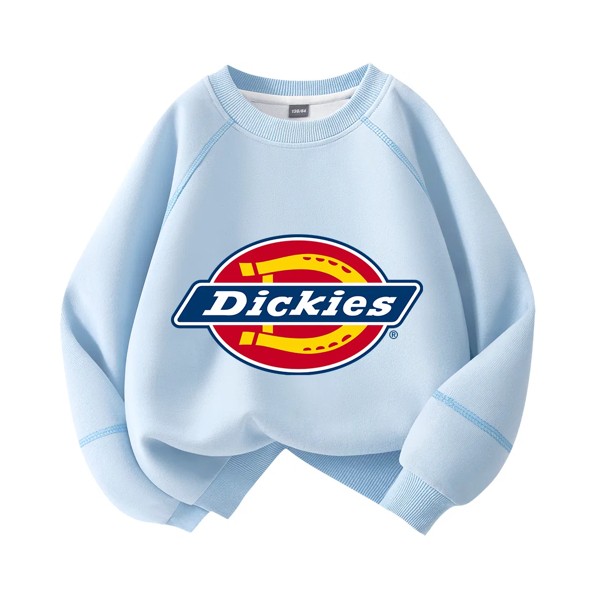 Детский свитшот с круглым вырезом Dickies, Standard Mugwort Green — фото 3