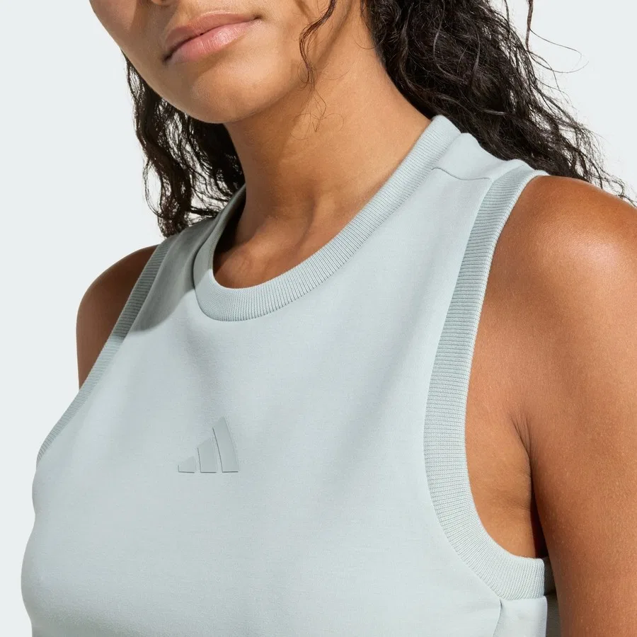 Спортивный топ без рукавов Soft Lux Tank adidas, Розовый — фото 4