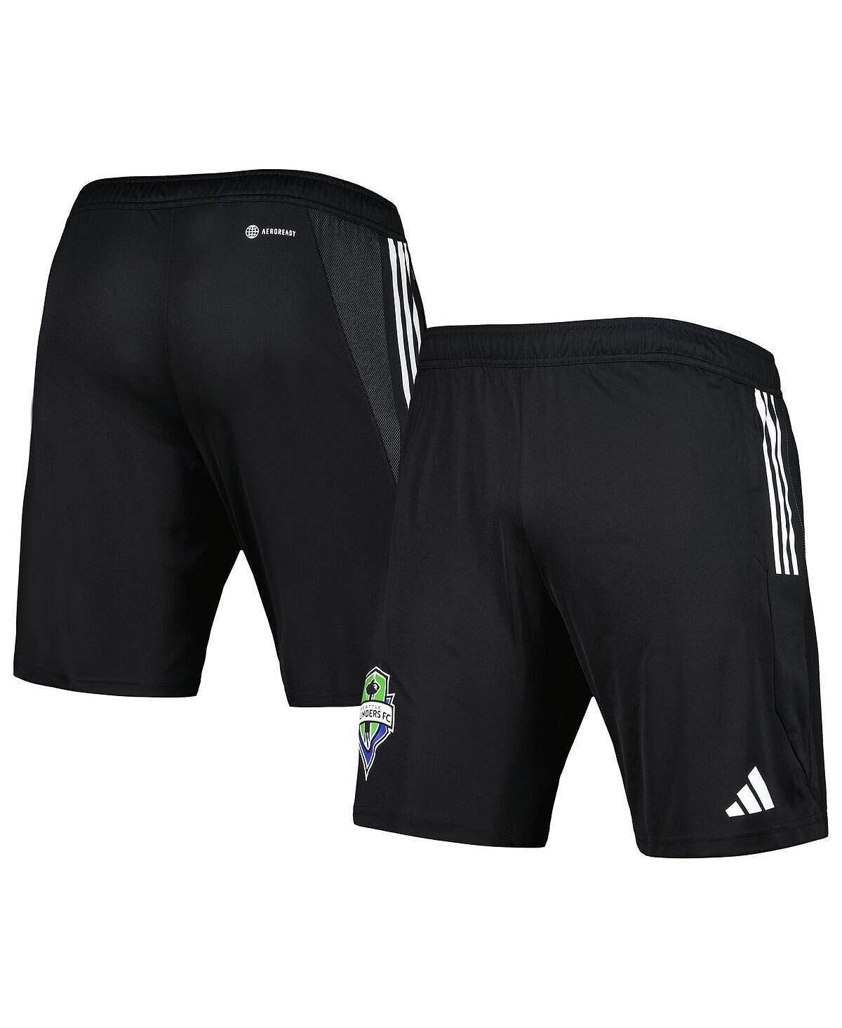 

Мужские черные тренировочные шорты Seattle Sounders FC 2023 AEROREADY adidas