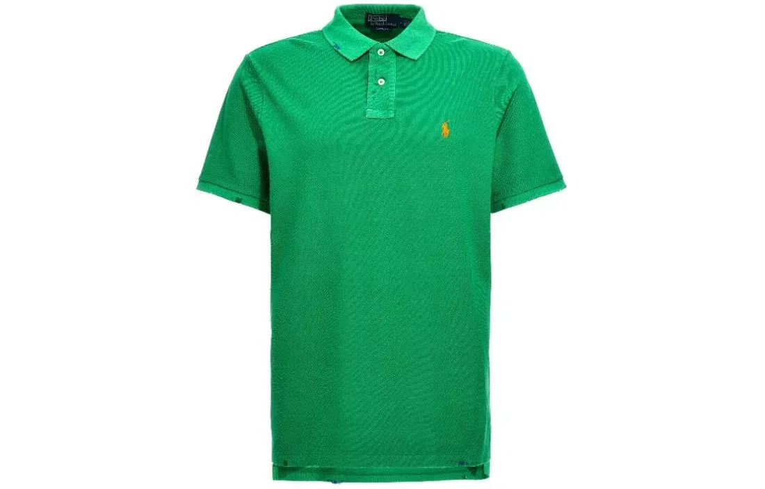 Мужская футболка-поло с вышитым логотипом Polo Ralph Lauren
