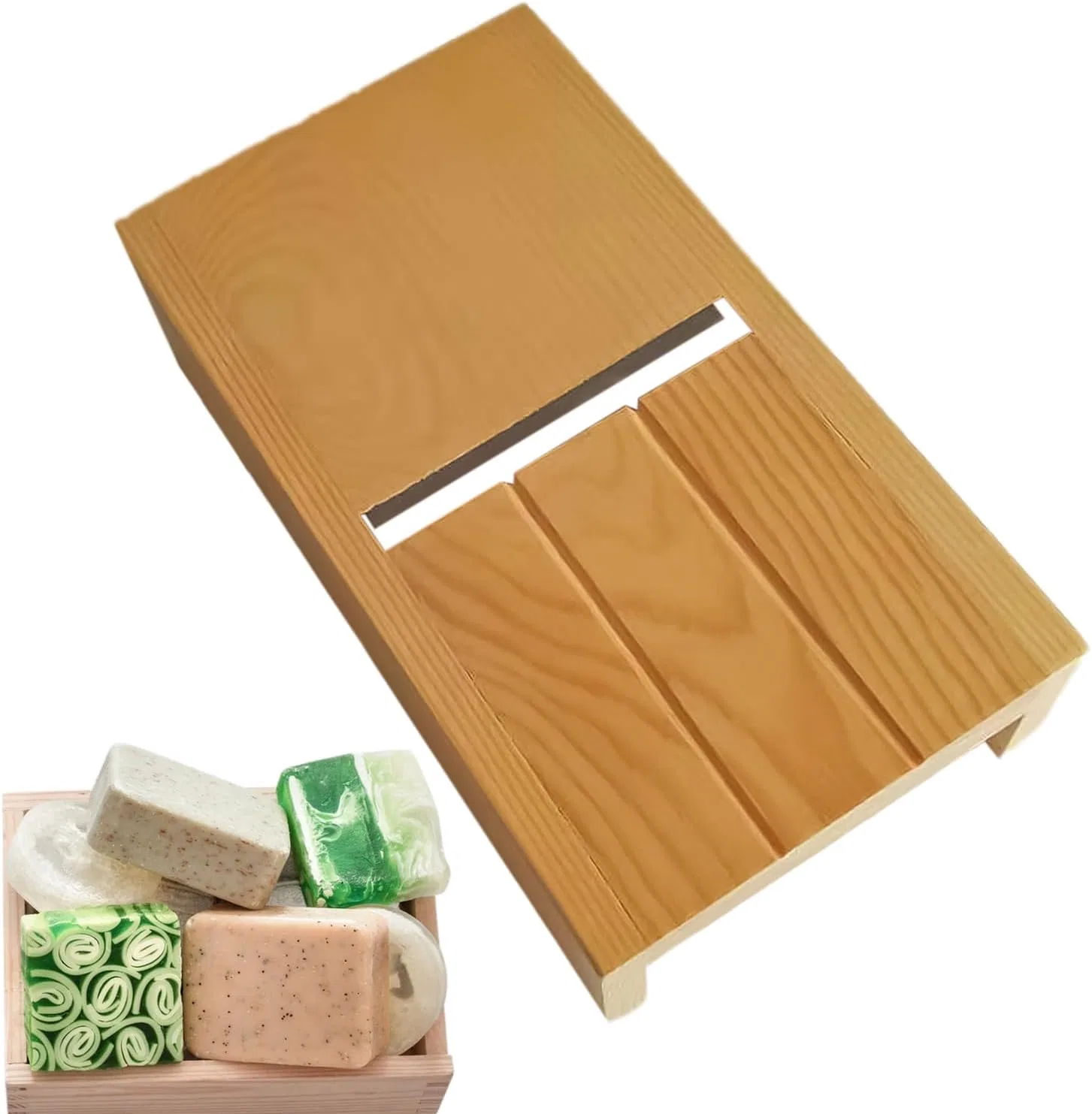 Хобель и скосорез из дерева для мыловарения, 1 шт, Holzfarbe Generisch