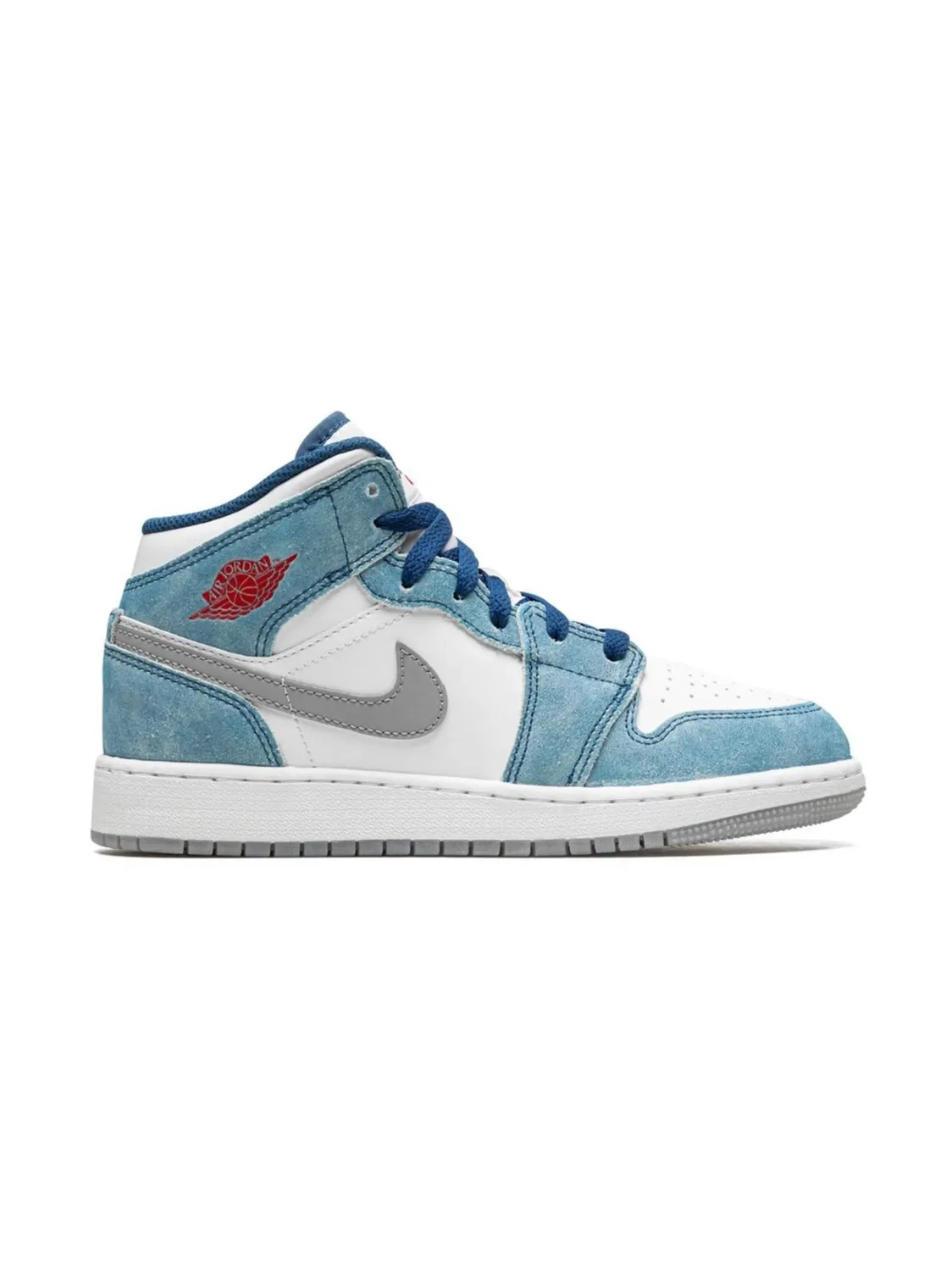 Кроссовки Air Jordan 1 Mid SE "Французский Синий" — фото 3
