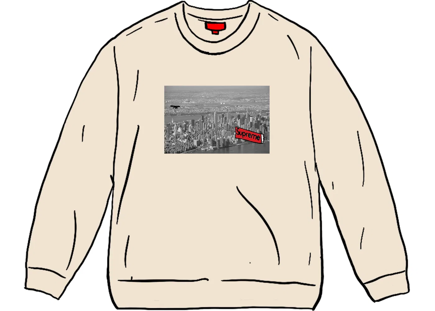 Мужской свитшот Supreme Aerial Natural
