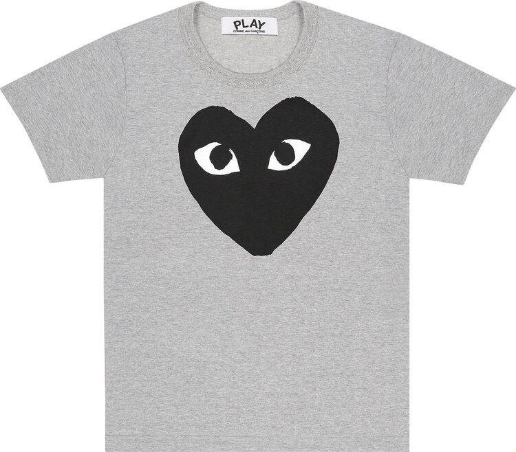 

Футболка Comme des Garçons PLAY Heart T-Shirt 'Grey', серый