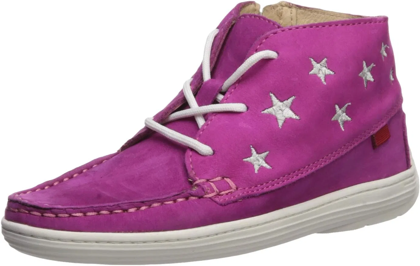 Детские ботинки для девочек с вышивкой-звездой Marc Joseph New York, Pink Nubuck