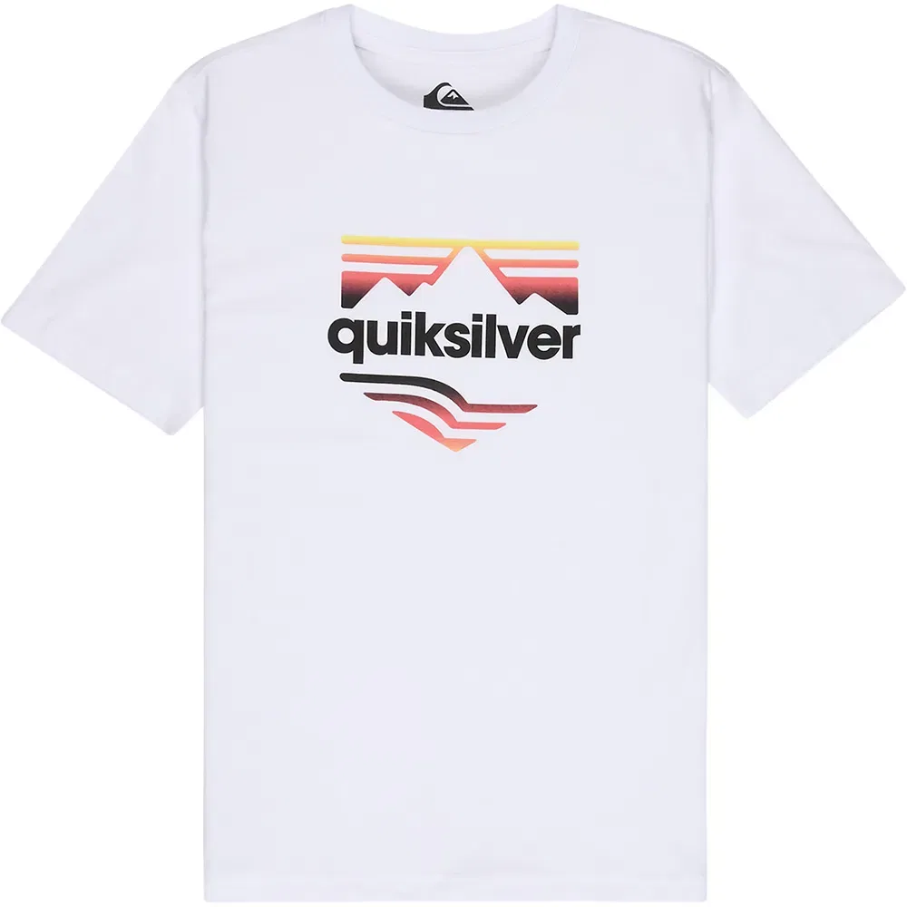 Детская футболка с принтом Horizon Fade Quiksilver, White